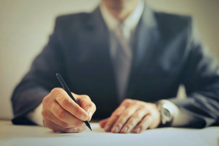 Person reviewing documents and meeting with a Florida personal injury lawyer