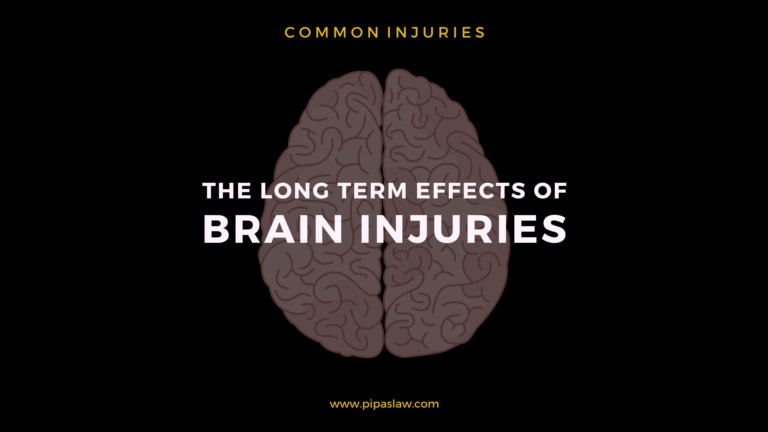 Brain injury recovery notes and neurological imaging on a desk