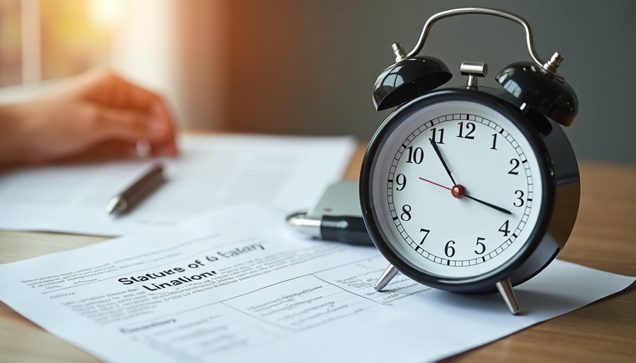 Calendar and legal file highlighting filing deadlines