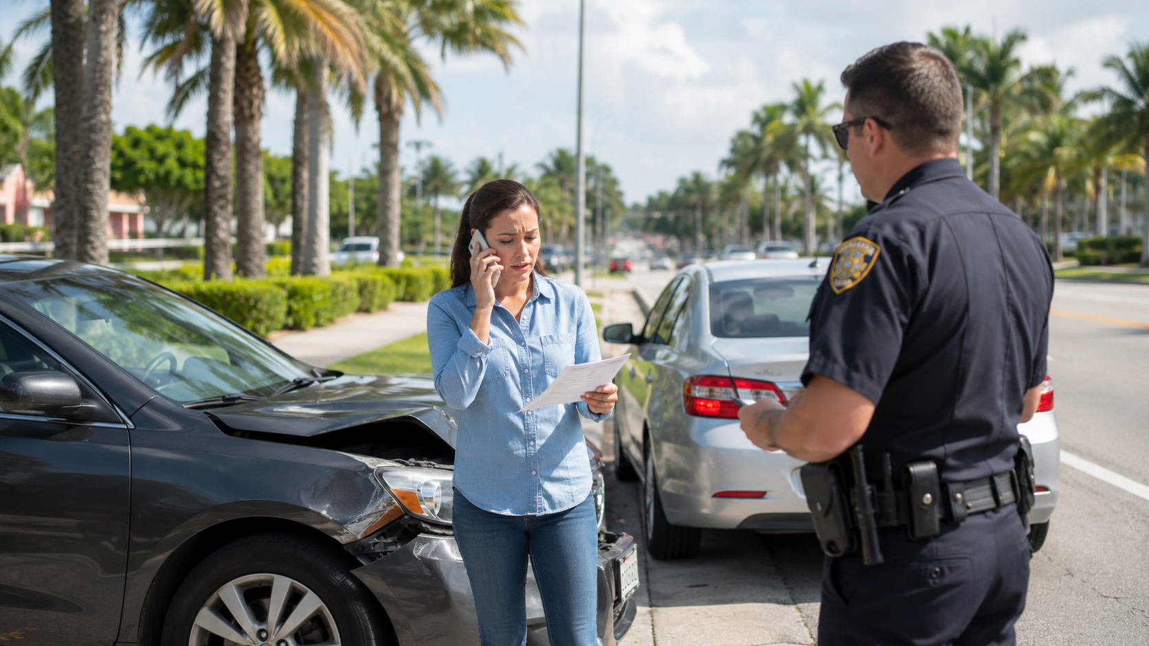 Florida auto insurance documents for an uninsured or underinsured driver claim