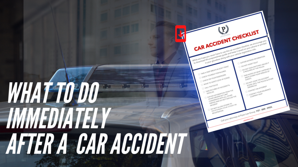 car accident checklist graphic